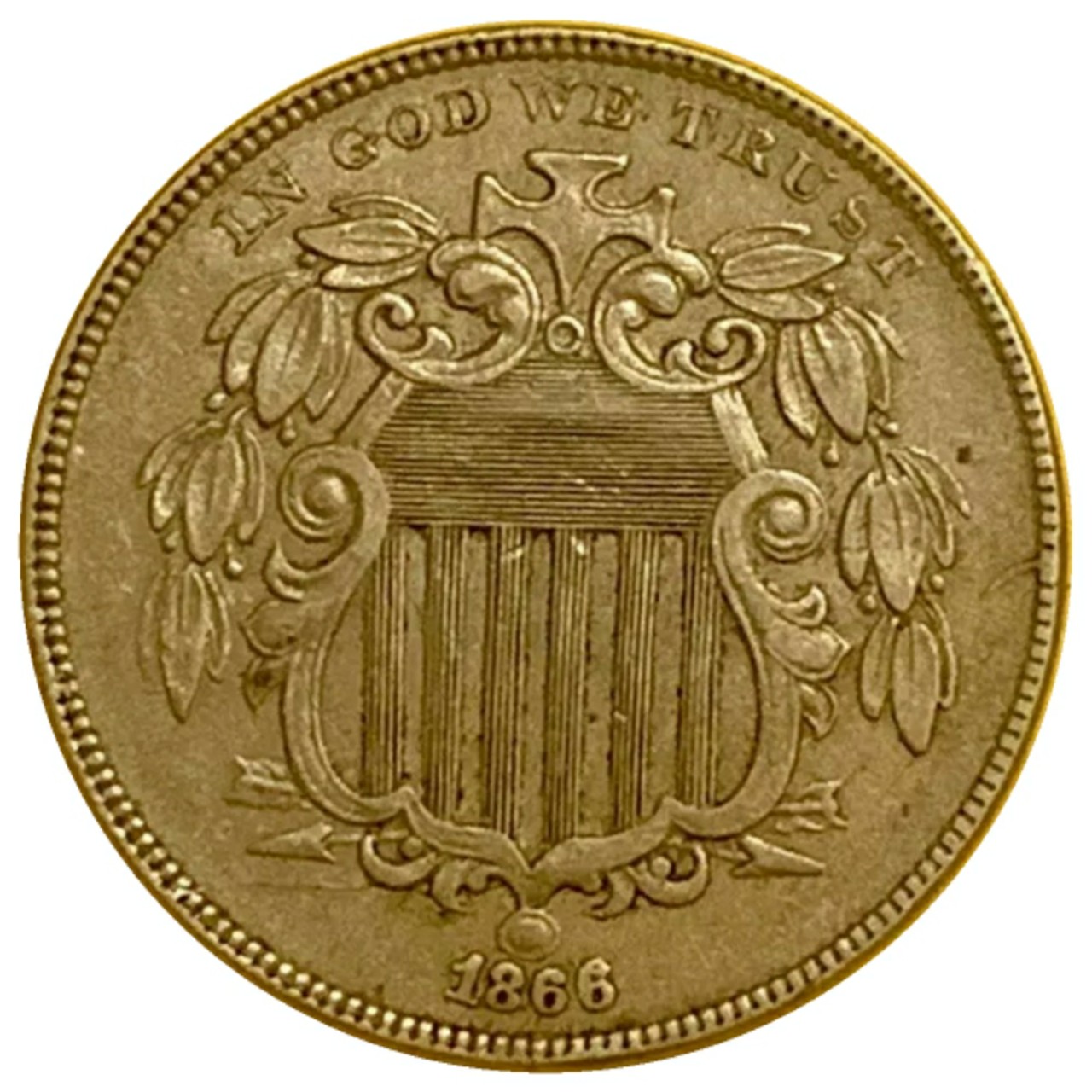 1866-Shield-Nickel-With-Rays-#2
